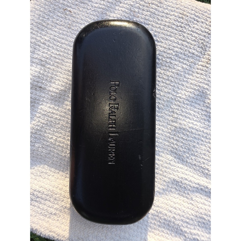 POLO RALPH LAUREN SUNGLASSES EYEGLASSES OPTICAL BLACK SMALL CASE ONLY